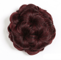 Blumenförmige Haarklammer mit Hairextension – Fiora