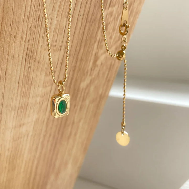 Vintage Edelsteinkette - Celeste