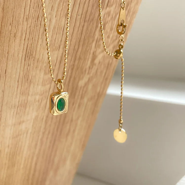 Vintage Edelsteinkette - Celeste