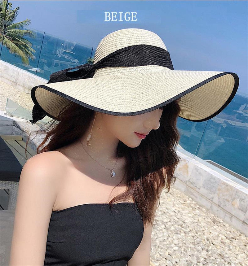 Leichter Damen-Sommerhut mit breiter Krempe und schickem Design – Vivian
