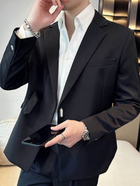 Classic Black Men's Blazer - Lars