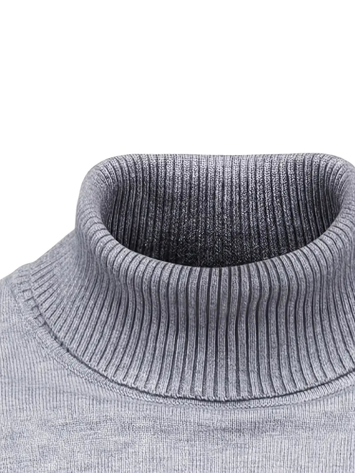 Trendiger Herrenrollkragenpullover - Lars