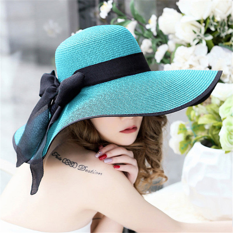 Leichter Damen-Sommerhut mit breiter Krempe und schickem Design – Vivian
