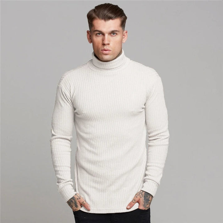 Bequemer Herren-Rollkragenpullover - Oliver