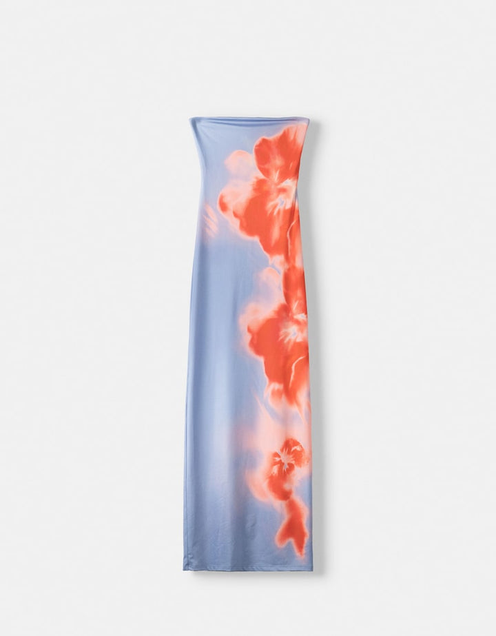 Zomerse Strapless Maxi Dress – Alina