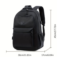 Urban School Backpack - Water-Resistant with Bottle Pocket 6