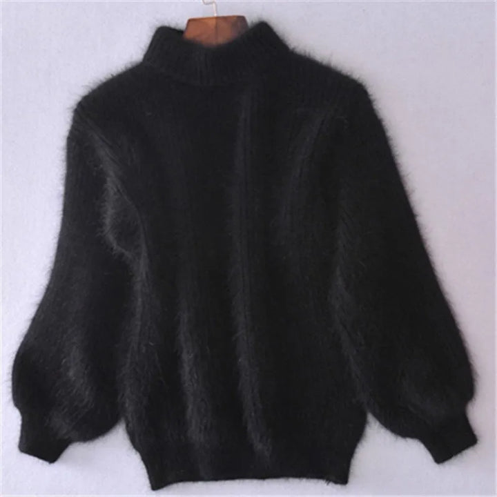 Lässiger Angora-Strickpullover für Damen - Livia