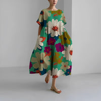 Boho-Blumen-Maxikleid - FloraChic