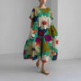 Boho-Blumen-Maxikleid - FloraChic