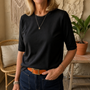 Comfort Coverage Tee with Longer Half Sleeves 7