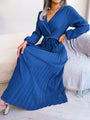 Trendiges Maxi Kleid mit Wickeloptik - Celina