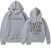 Unisex Hoodie "Glaube statt Angst" Psalm 118:6 - Faithmore