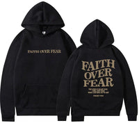 Unisex Hoodie "Glaube statt Angst" Psalm 118:6 - Faithmore