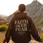 Unisex Hoodie "Glaube statt Angst" Psalm 118:6 - Faithmore