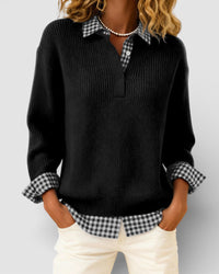 Chic Knit V-Neck Sweater 5