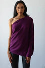 Asymmetrischer Oversized Damenpullover - Sophia