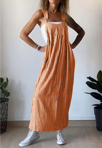 Stijlvolle Gestreepte Casual Jumpsuit met Comfort-Snit – Liana