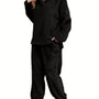 Warmer Coral-Fleece Damen-Loungewear-Set – Fenna