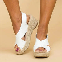 Comfortable Orthopedic Wedge Heel Espadrilles - Clara