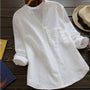 Damen Leinen Shirt mit Langen Ärmeln – Isla