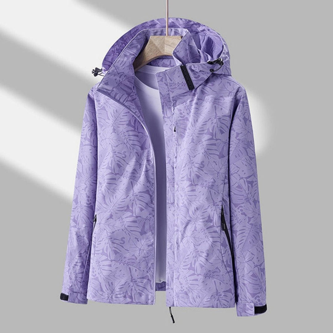 Women's Waterproof Windproof Hooded Lightweight Jacket 1