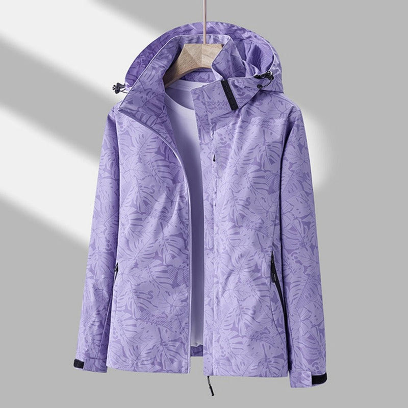 Women's Waterproof Windproof Hooded Lightweight Jacket 1