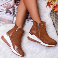 Orthopädische Leder-Damen-Stiefeletten - Emma