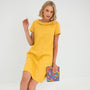 Leinen-Sommerkleid in Midi-Länge – Fenna