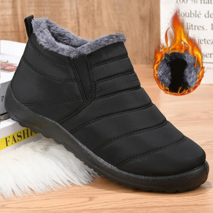 Bequeme Fleece Knöchelstiefel - Elise
