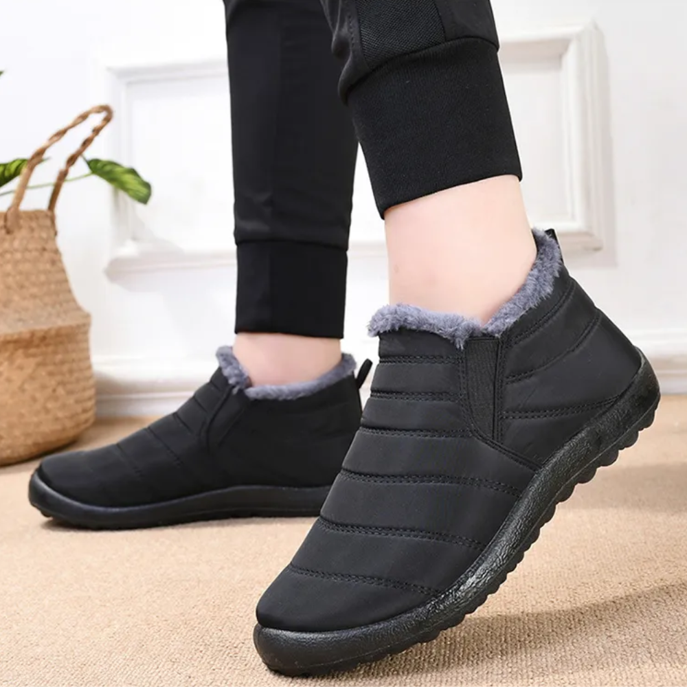 Bequeme Fleece Knöchelstiefel - Elise