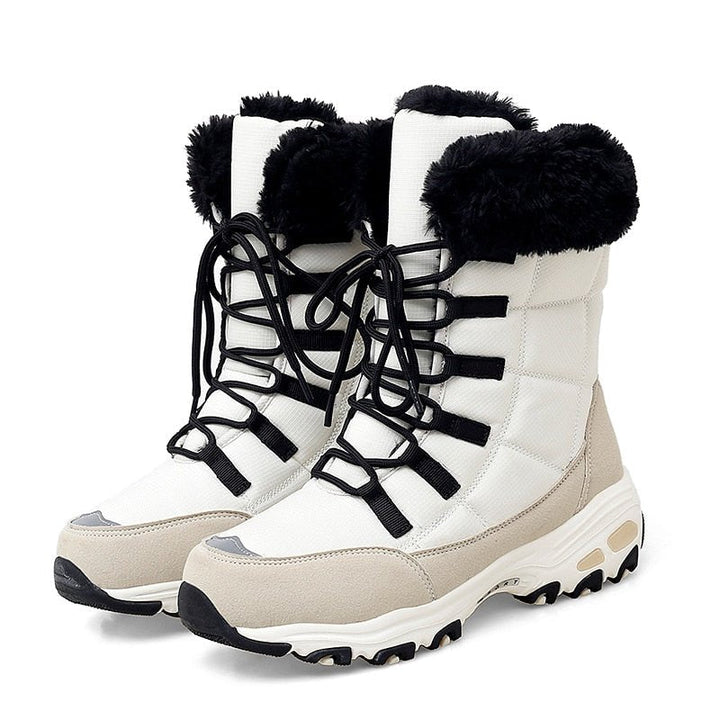 Gefütterte Warme Snowboots für Frauen - Eva