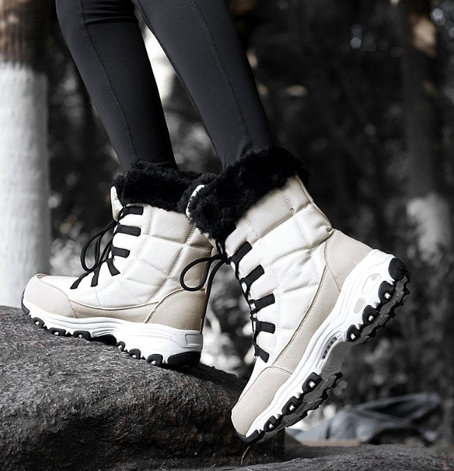Gefütterte Warme Snowboots für Frauen - Eva