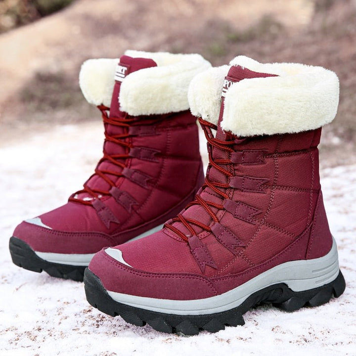 Gefütterte Warme Snowboots für Frauen - Eva