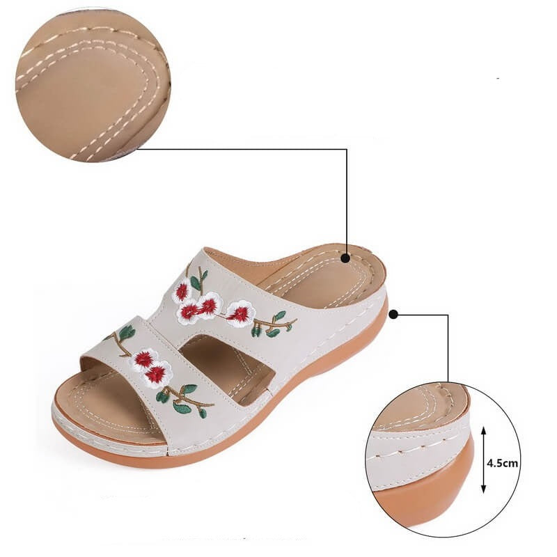 Orthopedic Women's Flower Sandals – Florina