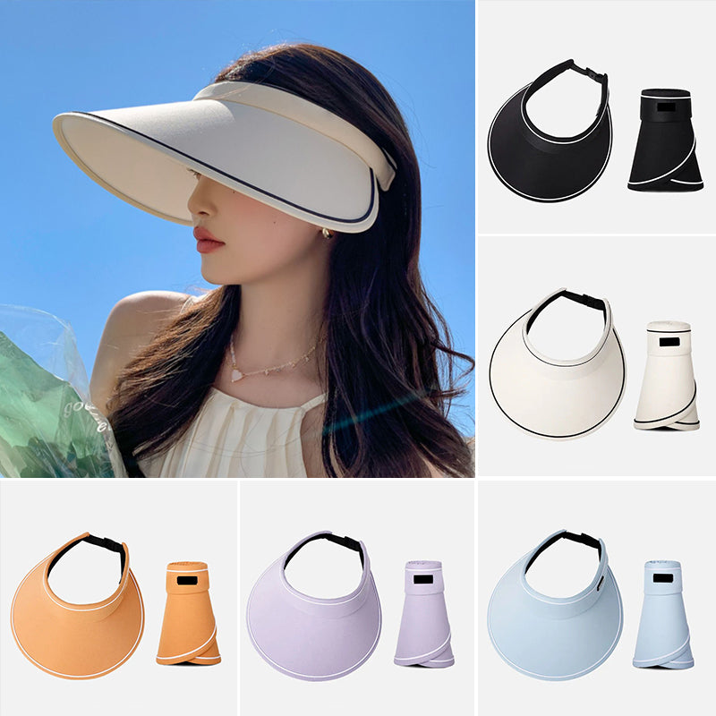 Trendy roll-up zonnenhoed met extra bescherming – FoldSun Pro