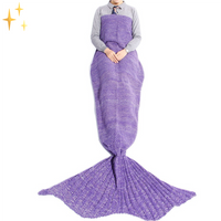 Warme Gebreide Zeemeerminnen Staart - MermaidDreams
