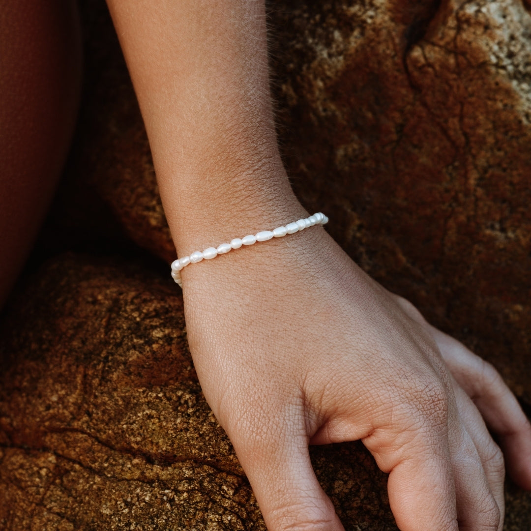 Armband mit Süßwasserperlen - Marina