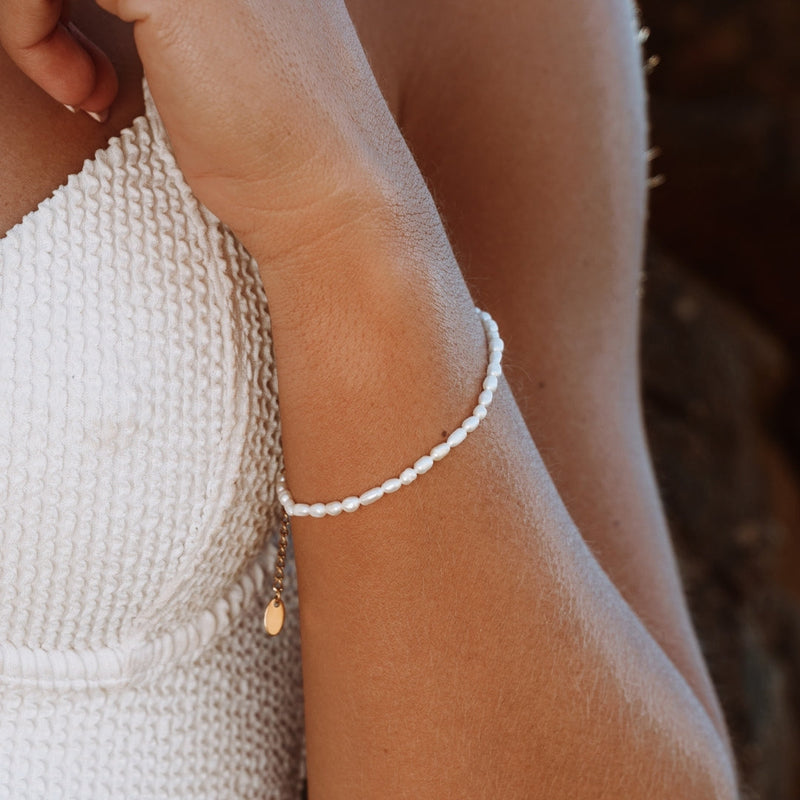 Armband mit Süßwasserperlen - Marina