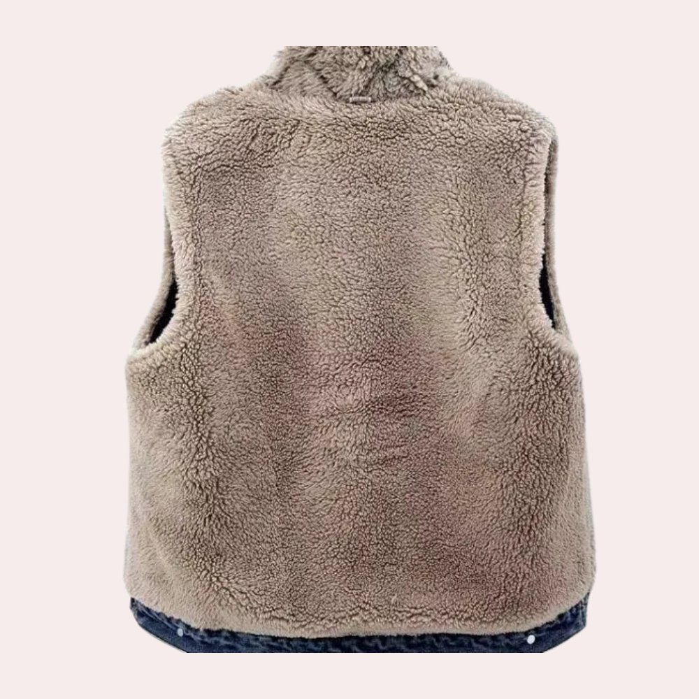 Moderne Denim-Weste für Damen - Noa