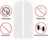Extra Lange Kledingtas voor Jurken & Gewaden- 160 cm Beschermhoes met Handvatten