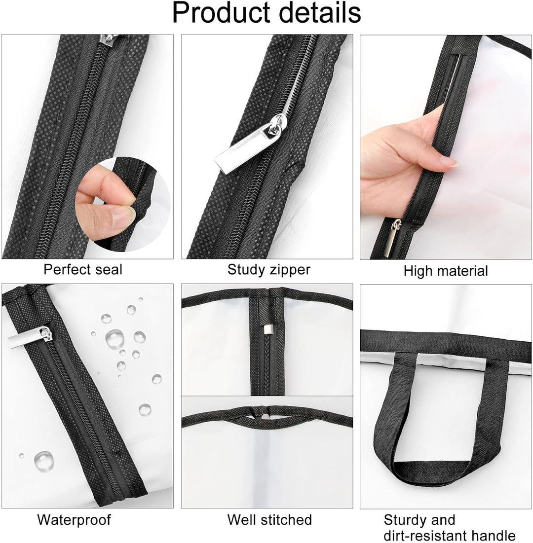 Extra Lange Kledingtas voor Jurken & Gewaden- 160 cm Beschermhoes met Handvatten