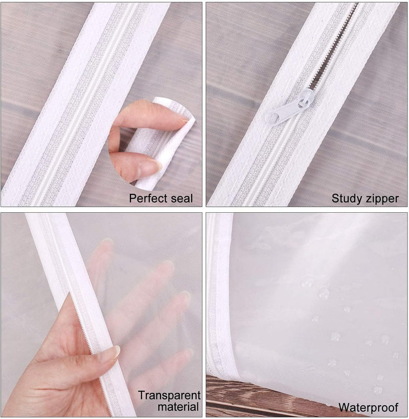 Extra Lange Kledingtas voor Jurken & Gewaden- 160 cm Beschermhoes met Handvatten