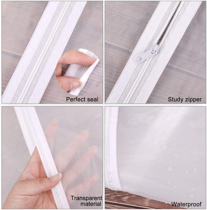 Extra Lange Kledingtas voor Jurken & Gewaden- 160 cm Beschermhoes met Handvatten