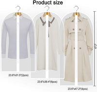 Extra Lange Kledingtas voor Jurken & Gewaden- 160 cm Beschermhoes met Handvatten