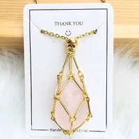 Ketting met Kristalhouder Hanger - CrystalGuard