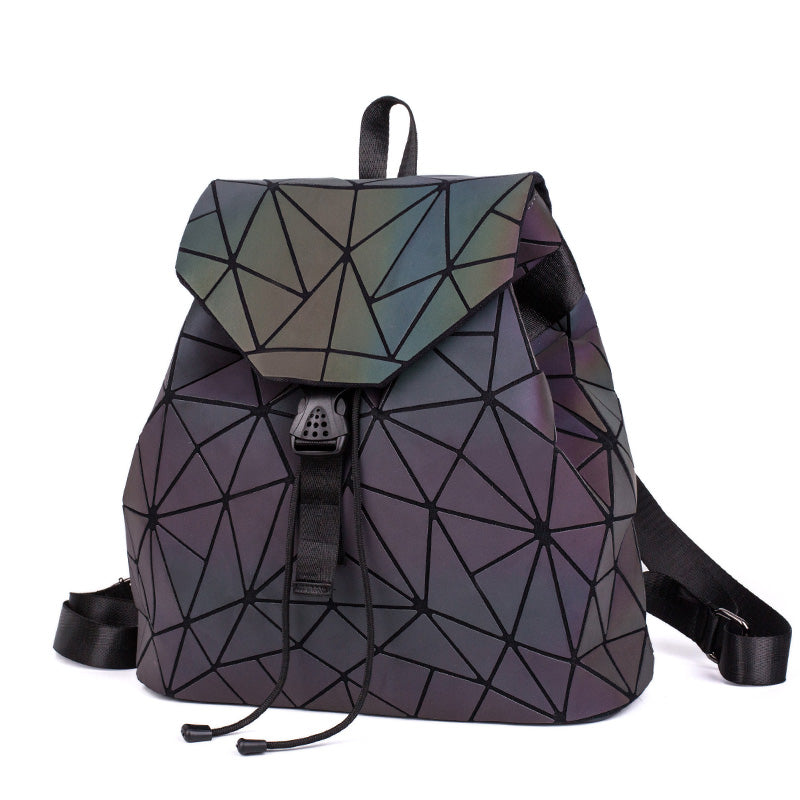 Gina Glow in the Dark Bag | Cool bag with geometric pattern