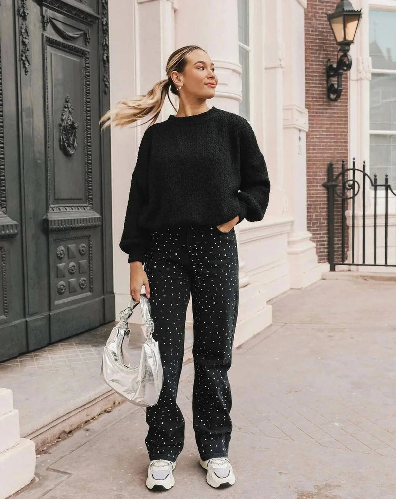 Damen-Glitzerjeans für einen funkelnden Look - Jade