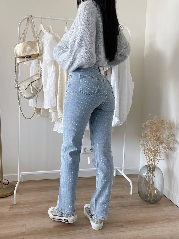 Damen-Glitzerjeans für einen funkelnden Look - Jade