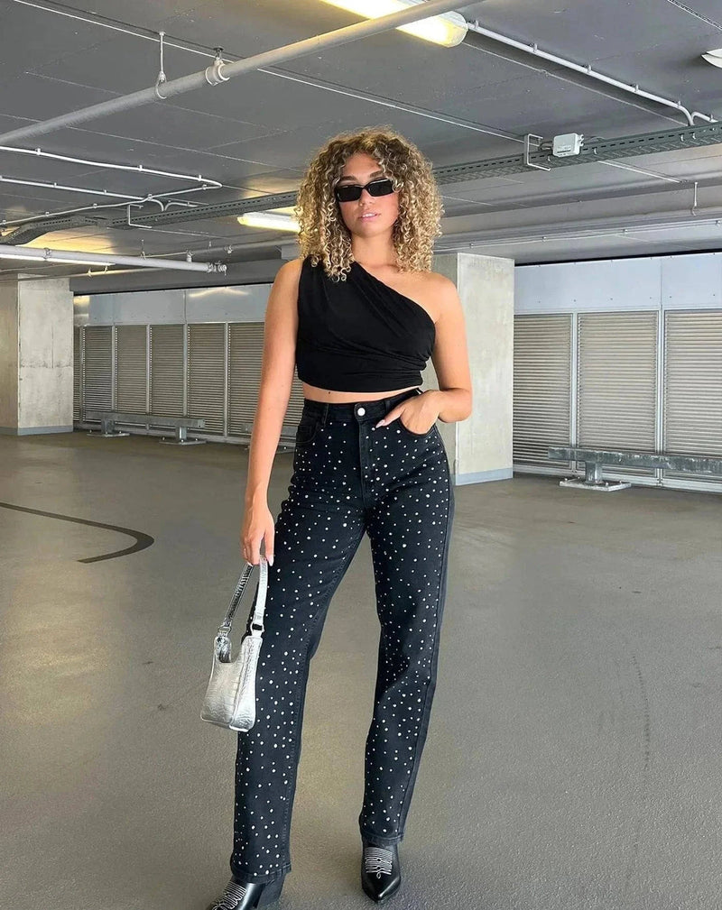 Damen-Glitzerjeans für einen funkelnden Look - Jade