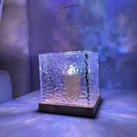 Nordlicht-Prisma-Lampe - Borealis Cube